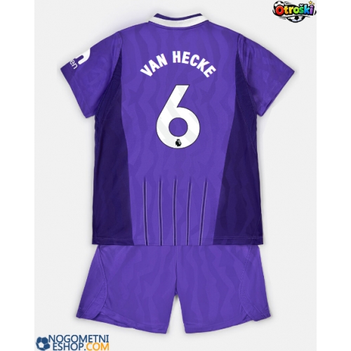 Otroški Nogometni dresi Tottenham Hotspur Jan Paul van Hecke #6 Tretji 2026-27 Kratek Rokav (+ Kratke hlače)